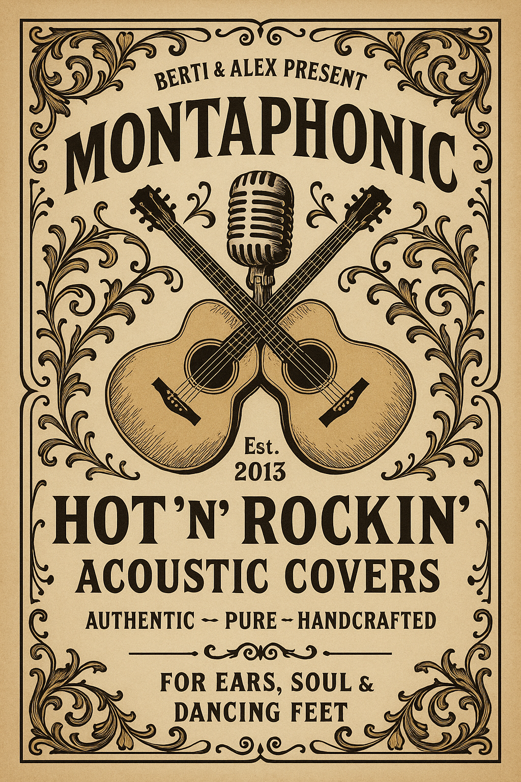 Montaphonic Bandplakat